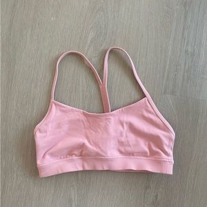 Pink Puff Lululemon Flow Y Bra